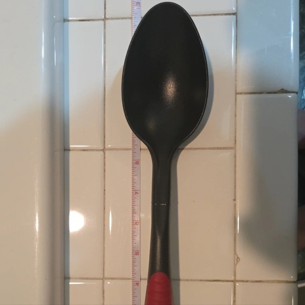 Taylor Made Products Cooking/Serving Spoon Red Handle USA